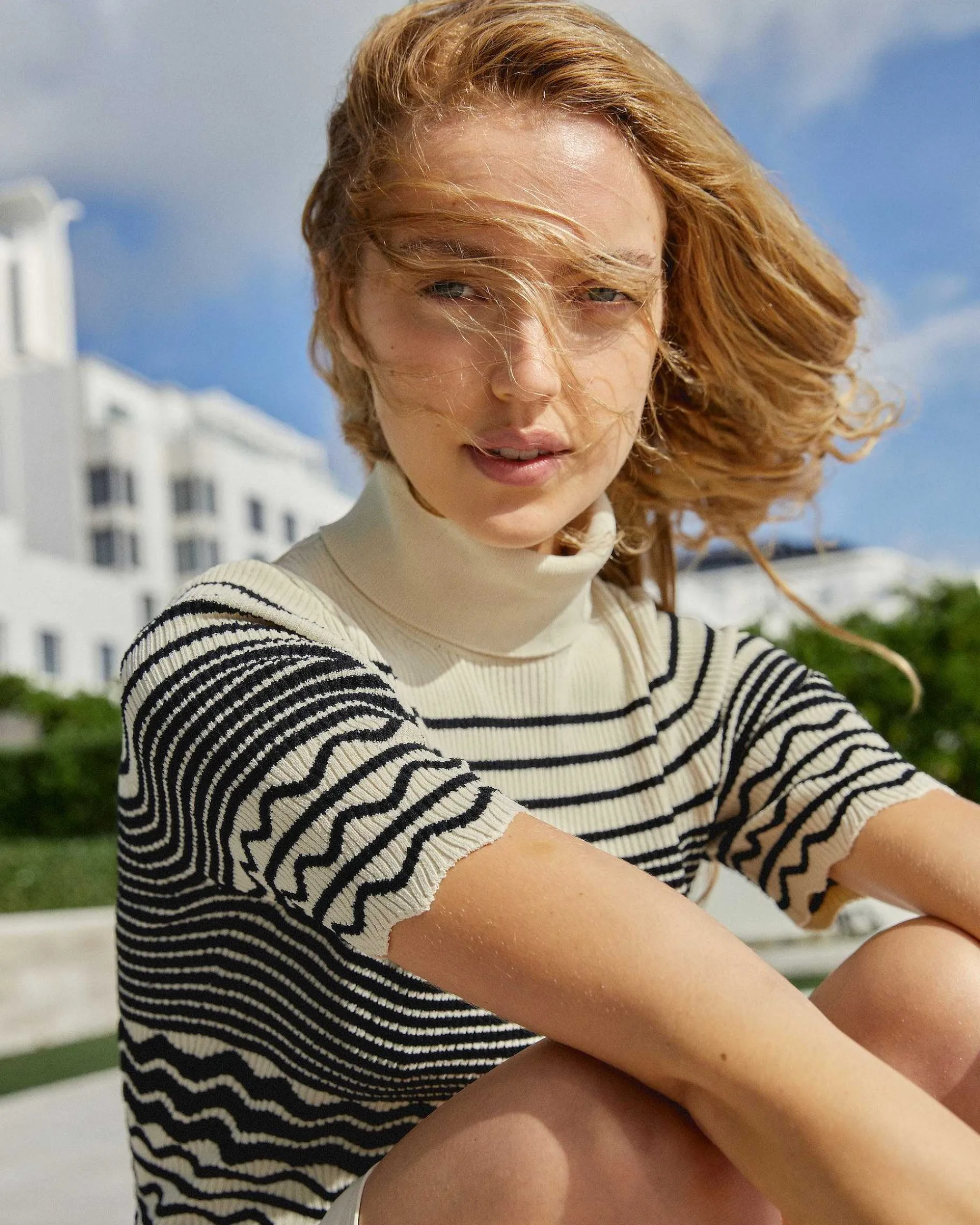 Tanya Taylor Cara Knit Top Clearance
