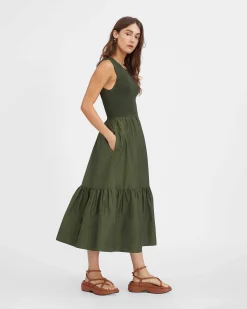 Tanya Taylor Crew Neck Josephina Dress Sale