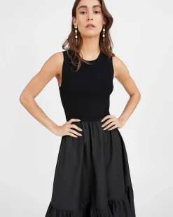 Tanya Taylor Crew Neck Josephina Dress Fashion