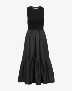 Tanya Taylor Crew Neck Josephina Dress Fashion