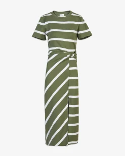 Tanya Taylor Short Sleeve Striped Cody Dress Clearance