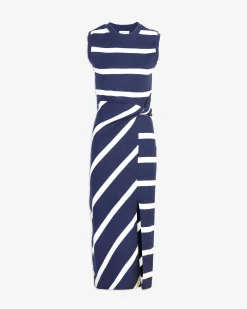 Tanya Taylor Sleeveless Striped Cody Dress Sale